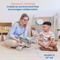 thumbnail image 4 of ECR4Kids SoftZone Square Floor Cushions with Handle, Flexible Seating, Earthtone, 6-Piece, 4 of 9