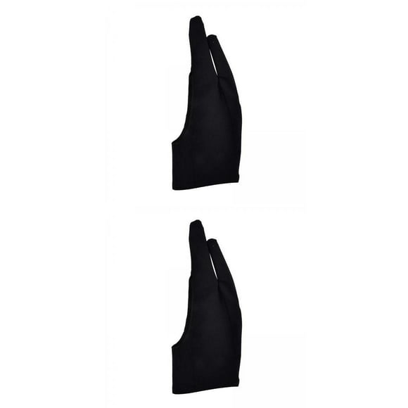 Guantes de dibujo para artistas shamjiam con dos dedos para tabletas gráficas