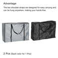 thumbnail image 3 of Uxcell Outdoor Chair Storage Bag Waterproof Folding Chair Carry Bag Cover Carrying Case Grey Black 2 Pack, 3 of 6