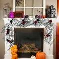 thumbnail image 2 of YZEGDCH Flower Fall Garland - Halloween Decorations - Artificial Faux Trailing Realistic Halloween Hanging Vine for Home Thanksgiving Fireplace Farmhouse Porch Indoor Outdoor, 2 of 6