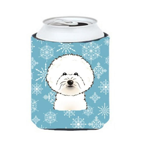 Snowflake Bichon Frise Can & Bottle Hugger