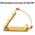thumbnail image 3 of ganchos plegables para pared, para toallas y ropa, 90 unidades, 3 of 4