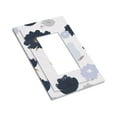thumbnail image 3 of ZICANCN Outlet Covers Wall Plate, Spring Floral Glittery Light Switch Cover Decorative, Duplex Toggle Combo 1-Gang, 3 of 9