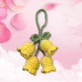 thumbnail image 1 of Colgantes de mini bolso Salvador colgante de flor de campana llavero para bolso decoraciones Amarillo, 1 of 10