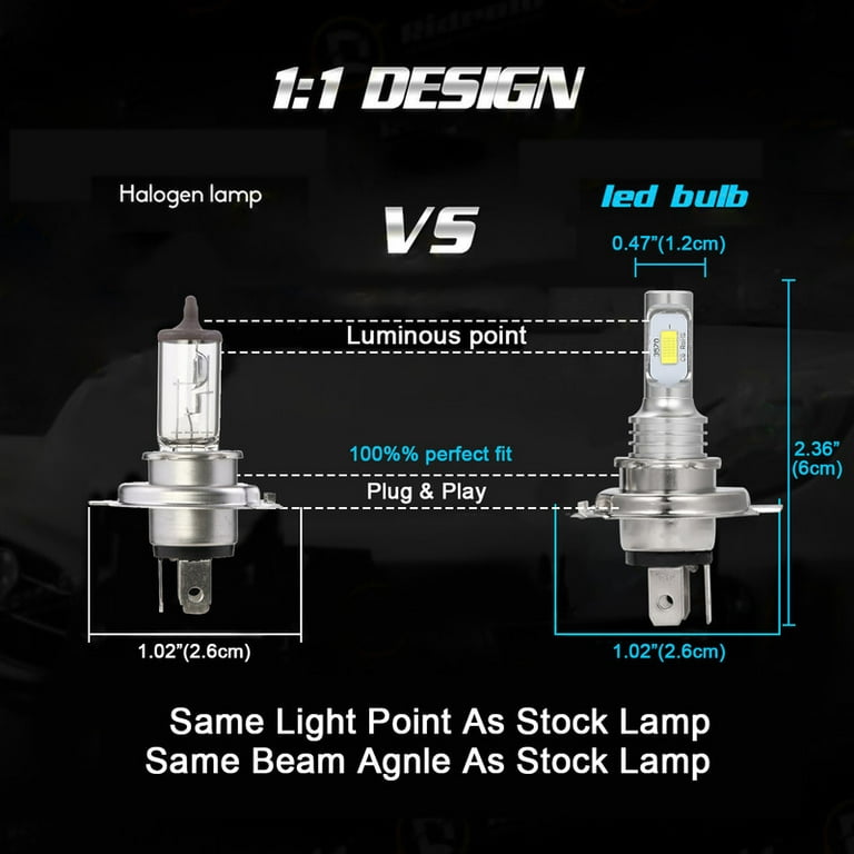 Lampe / Ampoule H4 160W 12V - Gt2i