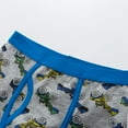 thumbnail image 4 of Emy Dola 5 Pack Toddler Boys Boxer Briefs Dinosaur Polar Truck Prints Cotton Underwear for 2-12 Years Kids Boy's Undie Panties, 4 of 6
