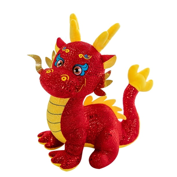 Muñeca roja dorada, mascota de Año Nuevo, año de la muñeca, muñeca de tela del zodiaco, adorno para decoración del hogar