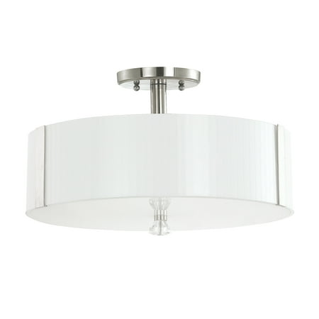 

Alisa Polished Nickel 3 Light Semi Flush