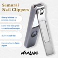 thumbnail image 2 of Cortauñas Wablade Samurai Steel Fingernail Seki Japan, 2 of 8