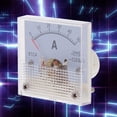 thumbnail image 4 of DC Rectangle Analog Panel Ammeter For Auto Circuit Or Other age Measurement 50A(75mV), 4 of 8