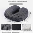 thumbnail image 3 of Adult Booster Chair Cushion High-Density Computer Chair Seat Cushion Anti-Slip Breathable Workplace Chair Pad for Butt, 3 of 5