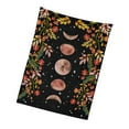 thumbnail image 2 of Tapiz de poliéster con fase lunar para colgar en la pared, tapiz Retro de flores negras, decoración del hogar, tela de fondo, revestimiento de Decoración del hogar color natural 100x150cm Ounissouiy HA7125-02B, 2 of 6