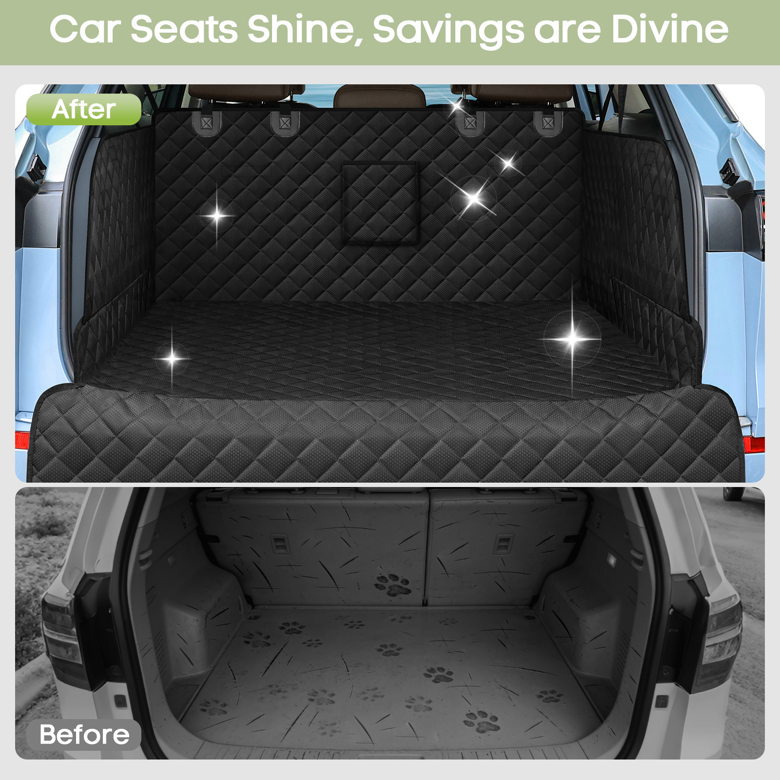 Smatto Waterproof Dog Cargo Liner for SUVs and Sedans photo 6