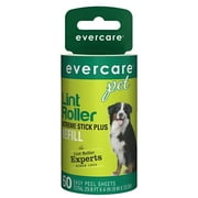 Evercare Pet Extreme Stick Plus Lint Roller Refill, 60 Sheets