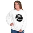 thumbnail image 3 of Who Cares Pretty Inspiring Sarcastic Women Plus Size Crewneck Sweatshirt Brisco Brands 3X, 3 of 5