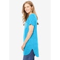thumbnail image 3 of Woman Within Plus Size Marled V-Neck Tunic, 3 of 5