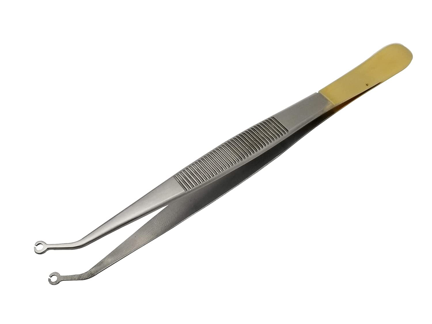 Scientific Labwares Stainless Steel Reverse Action Forceps with Straight  Very Fine Point