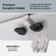 thumbnail image 2 of Soporte para Lentes de Sol Spigen con Clip de Silicona para Visera de Auto, Paquete de 2, 2 of 7