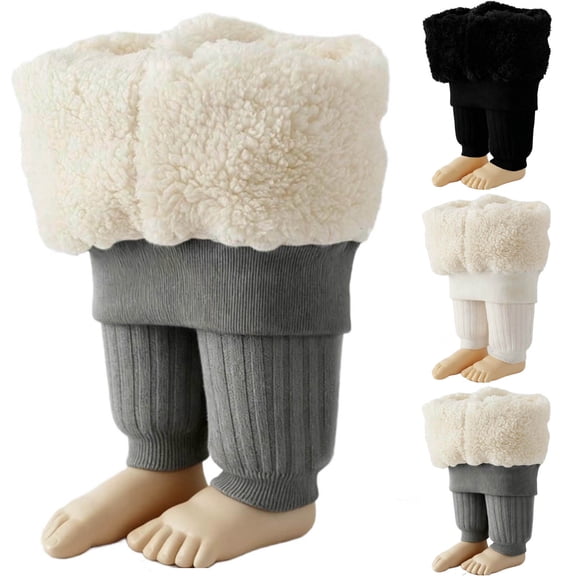 Antinious Girls Fleece Elastic Waist Stretch Outer Wear Yoga Full Length Pants Leggings