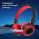thumbnail image 5 of Auriculares Bluetooth inalámbricos sobre la oreja Auriculares plegables con cancelación de ruido y micrófono | 8H de Tiempo de Juego | Controladores de 40 mm | Sonido estéreo envolvente 4D | Ajuste, 5 of 7