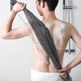 thumbnail image 2 of Serviette Exfoliante pour le Dos pour Douche Bain Lavage Chiffon de Lavage Tapis de Salle de Bain Rangement Étagères de Salle de Bain Ensemble de Salle de Bain, 2 of 3