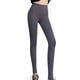 thumbnail image 5 of Minnieouse Pantalones de cintura alta para mujer de ciclismo, pantalones deportivos de poliéster para entrenamiento en casa de verano, ropa Gris L 2piezas, 5 of 6