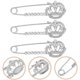 thumbnail image 5 of 3pcs Crown Pin Broche Pin de seguridad Pin de seguridad Pin de chal para mujeres, 5 of 5