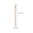 thumbnail image 3 of LOLIPPYY 1set Recorder For German Style Soprano Flute Abs Material Bright Sound Music Educational Instrument, 3 of 7