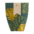 thumbnail image 6 of Efavormart 25 Pack Hunter Emerald Green Paper Pouch Party Favor Boxes With Gold Rose Flower Print, Candy Gift Bags with Pin and Tags - 4.5"x4", 6 of 6