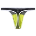 thumbnail image 3 of TANBOM Men Comfortable Briefs Soft Bulge Pouch Breathable Underpants Yellow L, 3 of 6