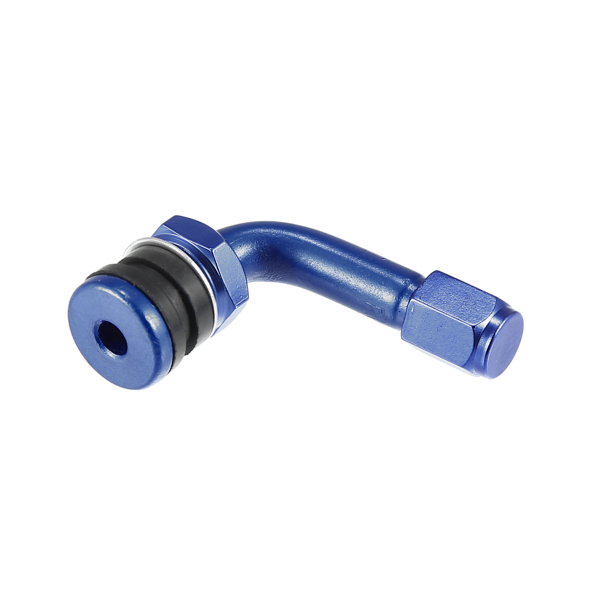 Unique Bargains 2 Pcs Valve Stem Extenders 90 Degree Valve Stem Extension for Car Blue