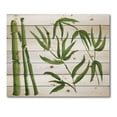 thumbnail image 3 of Designart 'The Forest of Bamboo Branches IV' Tropical Print on Natural Pine Wood, 3 of 5
