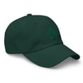 thumbnail image 2 of 3 Leaf USA-Irish Clover Hat, Dad Hat, Lucky Irish Hat, Embroidered 3 Leaf Clover Hat, Irish American Hat, St. Patrick's Day Hat (Spruce), 2 of 3