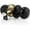 Black, variant on Knobelite Round Passage Door Knob Adjustable Black Finish,10 Pack