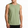 thumbnail image 2 of Vetsdori Summer Tank Tops for Men Ice Slik Dry Fit Athletic T Shirts Muscle Plain Breathable Casual Big and Tall,Undershirts Sleeveless Mens Tanks Outdoor,2XL, 2 of 6