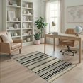 thumbnail image 2 of ODIKA Modern Farmhouse With Reversible Boho Banded Accents Striped Flowing Dynamic Stain Resistant Low Profile for Dorm Room, Small Living Apartment, 2 of 7