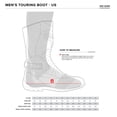 thumbnail image 2 of Bota de moto Alpinestars Belize Drystar para hombre, color negro, 2 of 2