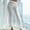 White, variant on Swimsuit Coverup for Women Beach Cover Ups Mesh Ruffle Trim Cover Up Pants Beach Cover Up Beach Wrap Bikini Shiny Wraps Ruffle Pants Womens Swimsuits Beach Dresses White S