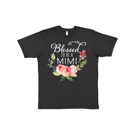 Inktastic Blessed to Be a Mimi with Pink Flowers T-Shirt