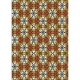 thumbnail image 1 of Ahgly Company Indoor Rectangle Patterned Red Novelty Area Rugs, Swatch Sample, 1 of 6