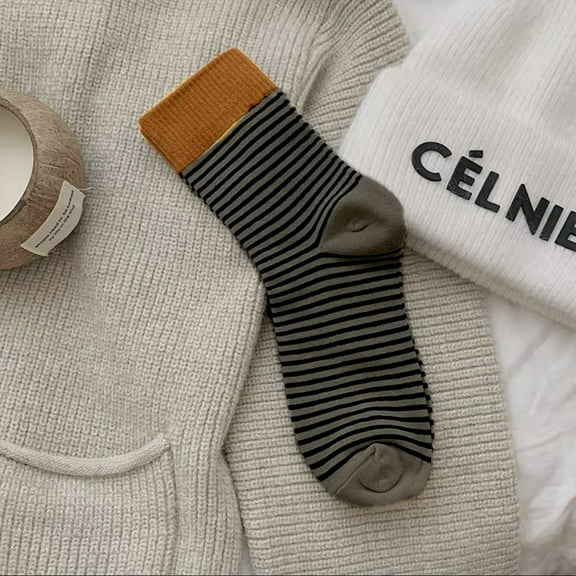 ERDOUY 10 Pairs Women's Thin Cotton Socks,Soft Cotton Bootie Socks Women Above Ankle Crew Socks (A28)