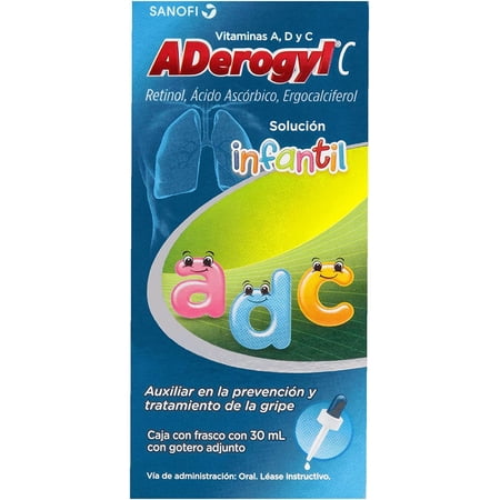 Aderogyl C Infantil - Vitaminas para Niños en Solución, 30 ml/ Aderogyl C Infantil - Vitamins for Children in Solution, 30 ml B-Experts