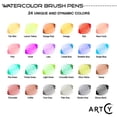 thumbnail image 2 of ARTCY Watercolor Brush Pens - Set of 24 Vibrant Water Colors Brush Pens, 2 of 7