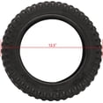 thumbnail image 2 of Burromax OEM Knobby Tire 12.5x2.75 (12-1/2x2-3/4) & Inner Tube for TT250 TT350R Electric Mini Bike, Part #10041, 2 of 3