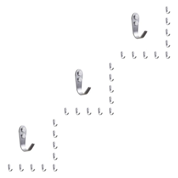 Wosthever Gancho sin perforaciones para colgar ropa de 10 piezas Type1 NO1