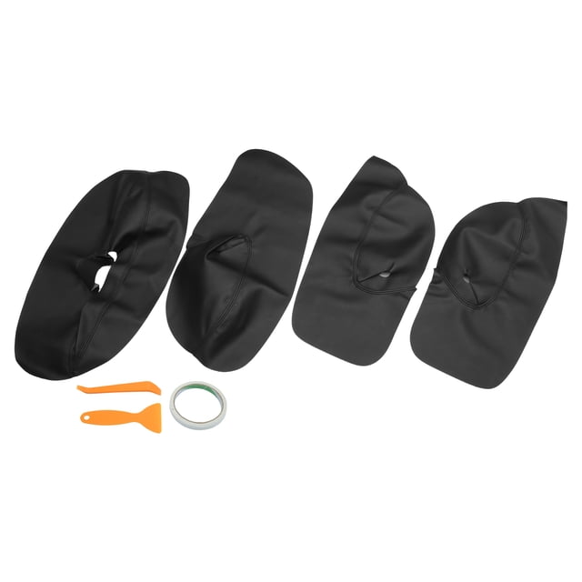 Cubierta de reposabrazos Unique Bargains para Volkswagen Golf MK4 2002-2005 negro juego de 4