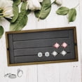 thumbnail image 4 of Bandeja de joyería plana de madera maciza, bandeja de exhibición de joyería rectangular, cómoda con cajón o C Zulema Bandeja de joyería, 4 of 8