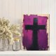 thumbnail image 2 of Qisvanset Framed Canvas Wall Art 12x16 Inch Purple Romans Minimal Bible Verse Digital Art, 2 of 5
