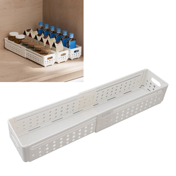 Caja De Almacenamiento Retráctil Organizador Apilable Expandible Con Diseño Ajustable Para El Almacenamiento De La Sala De Estar En El De Cocina