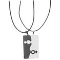 thumbnail image 4 of HEMOTON 1 Pair Bar Necklaces for Women as Valentine Gift with Adjustable Length, 4 of 8